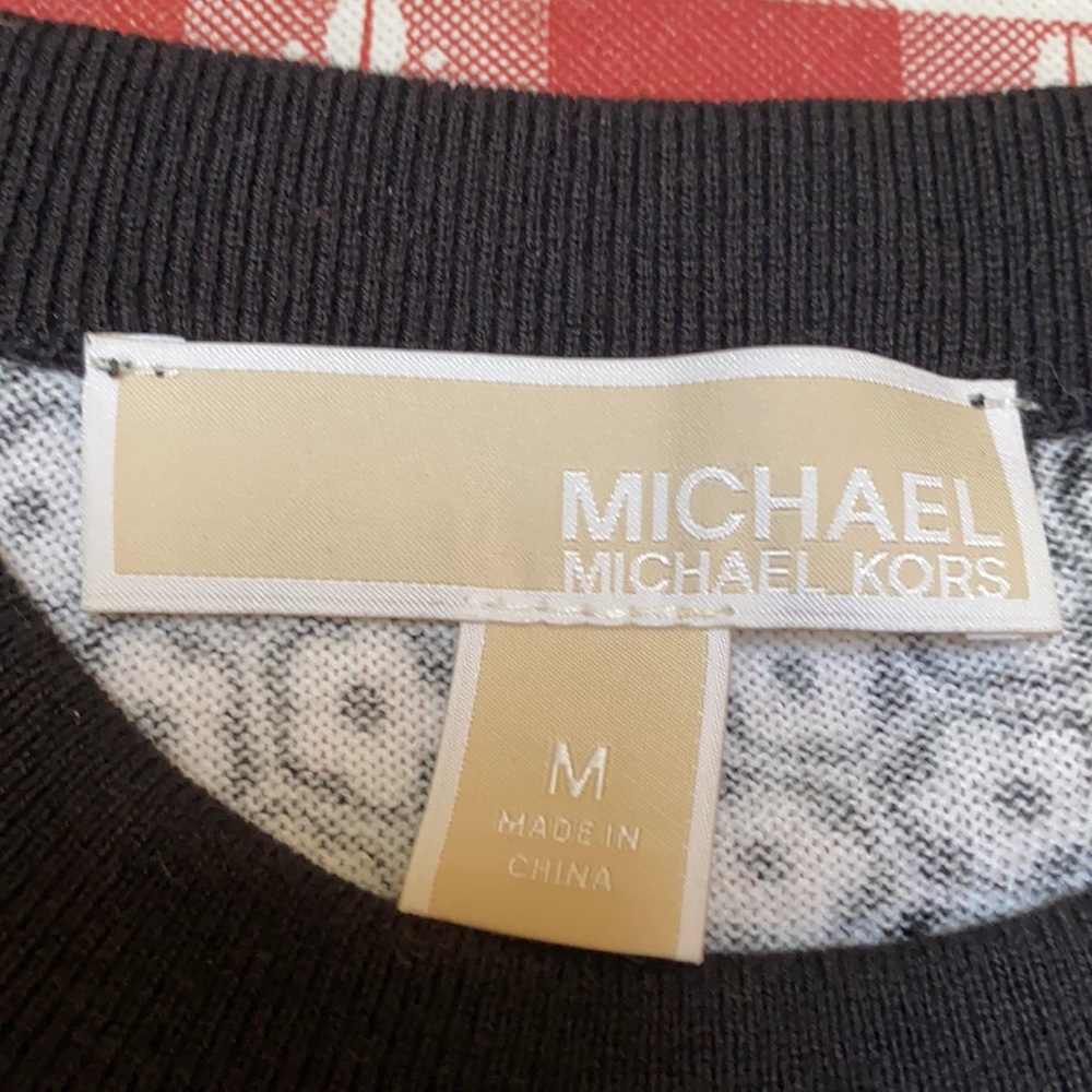 Michael kors cold shoulder top -